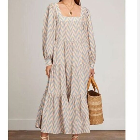 Ulla Johnson Dresses & Skirts - Ulla Johnson Striped Georgina Dress in Birch Size 10 New With Tags